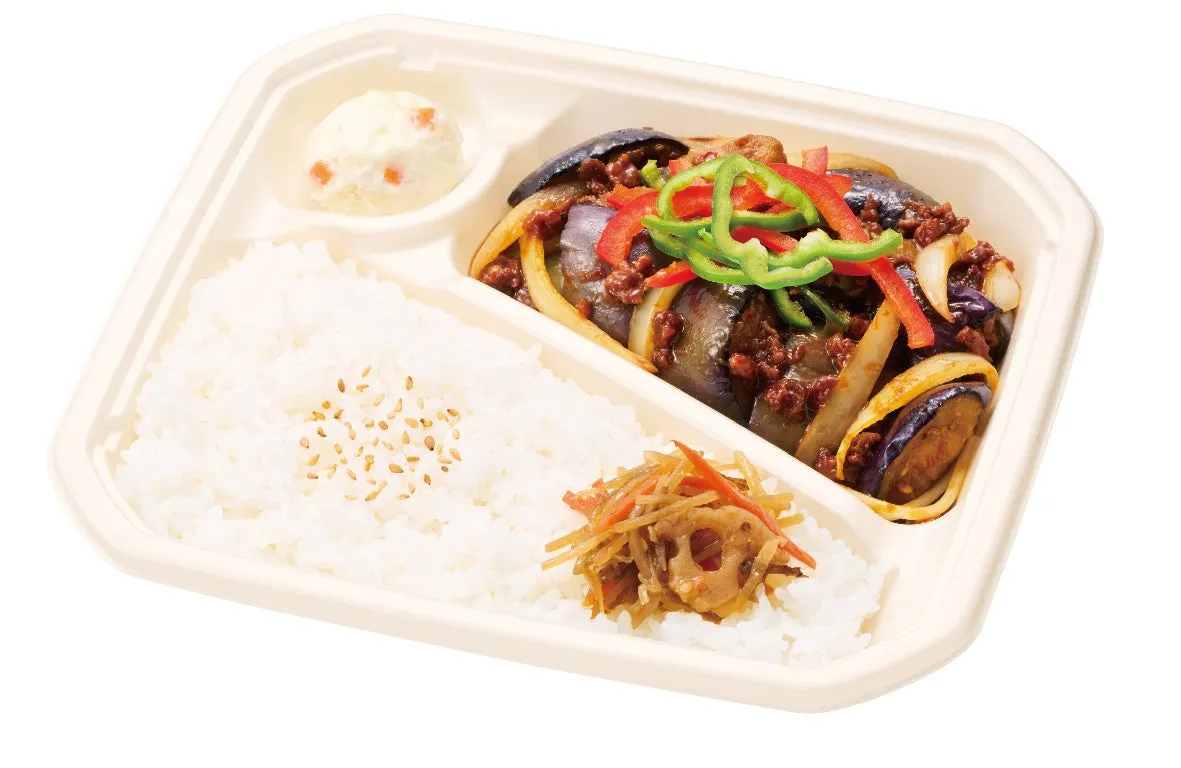 なす味噌炒め弁当