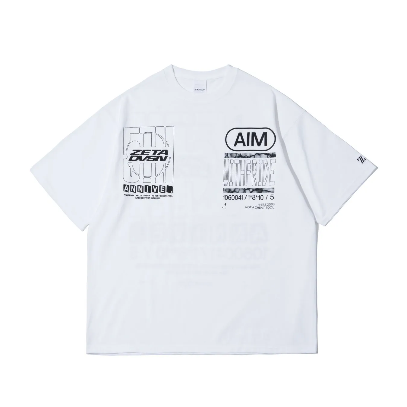 ZETA DIVISION 5TH ANNIVERSARY TEE / WHITE (表)