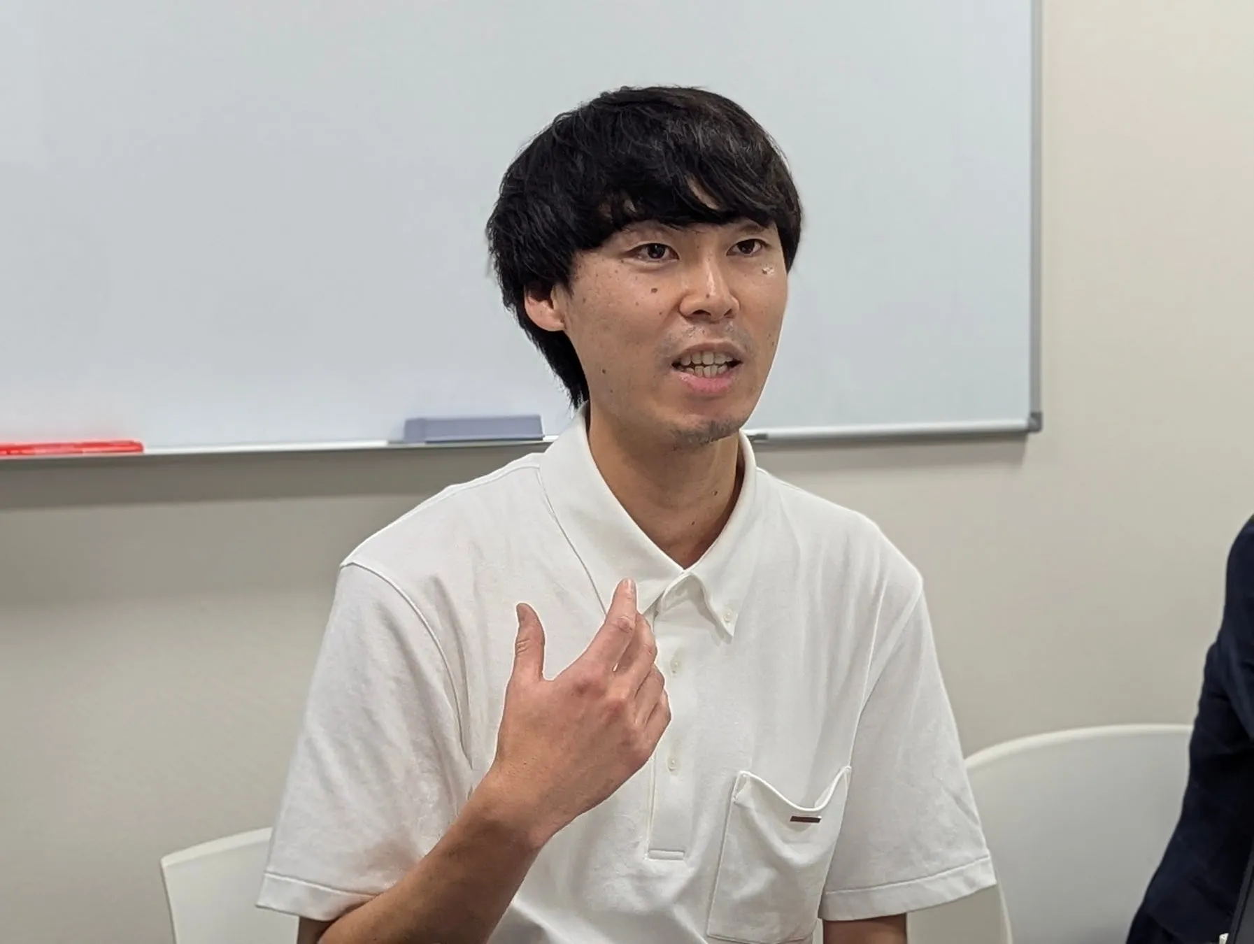 NTTドコモ担当者による説明の様子