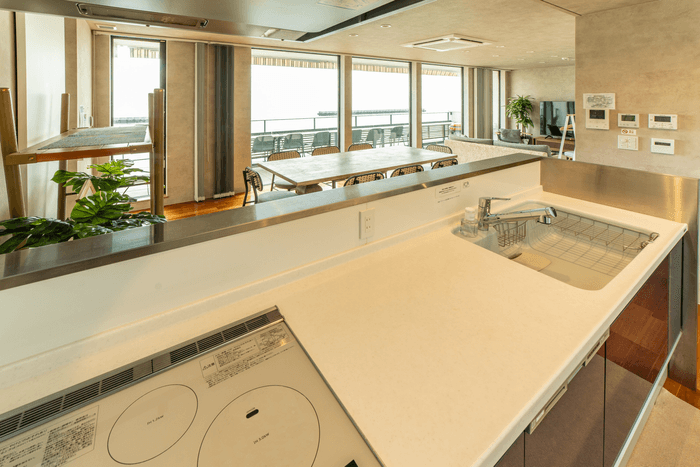「villa ocean kamaguchi」の2Fキッチン