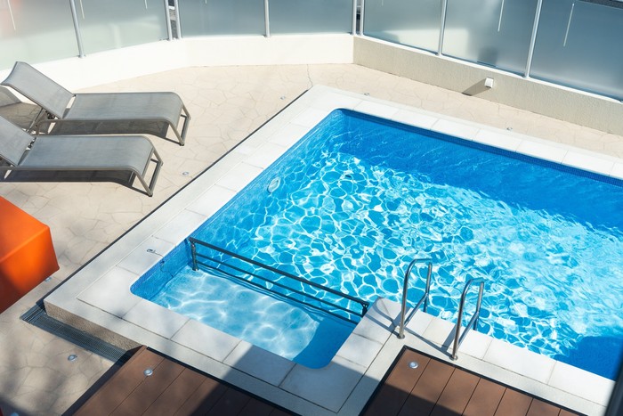 上から見たテラスの様子