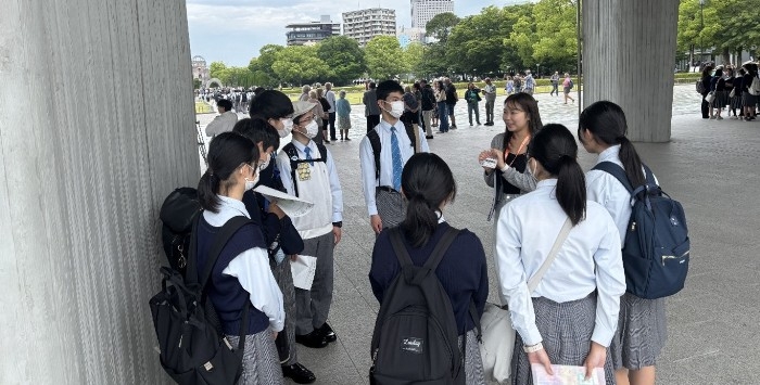 令和7年(2025年)の平和学習の様子