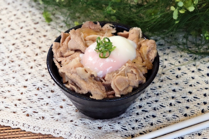 零ワンポークすき焼き丼