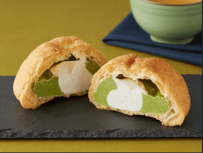 天空の抹茶シュークリーム イメージ