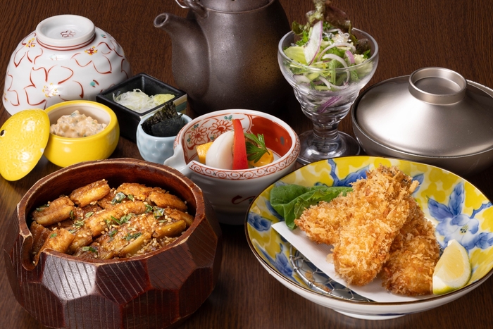 かきあなご膳(三陸産天然あなごひつまぶし)