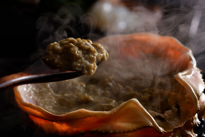 蟹味噌甲羅焼き 一例