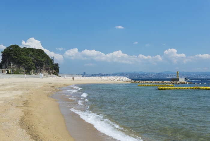 ※岩屋海水浴場(淡路島観光協会様よりご提供写真)