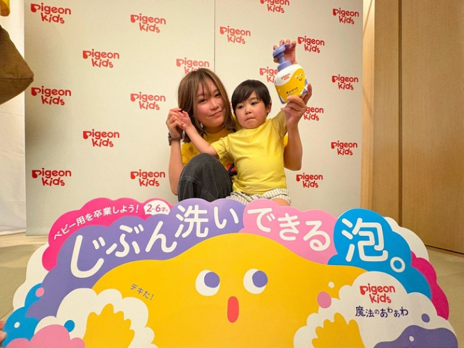 ボーヤくん(3才8ヵ月)とママ