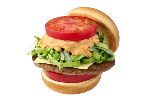 『新とびきり 大盛りトマト モス野菜チーズバーガー』880円(税込)